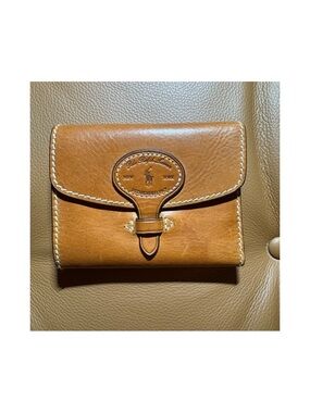 Polo Ralph Lauren Vachetta Leather Wallet Tan